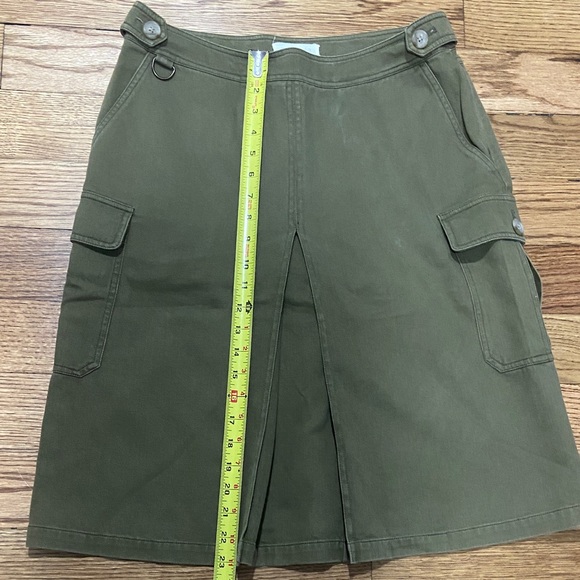 Olive Green Cargo Skirt by M.H. Maglia - Picture 3 of 3